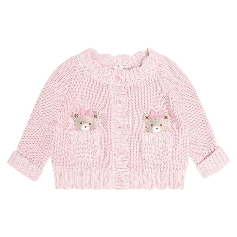 Huxbaby Baby Blue Fisherman Cardi image number 0